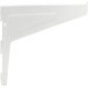 Flange Bracket 3 Hk 120x500mm 65kg Silver