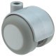 D50mm Twin Castor Swivel without Brake Pin Al