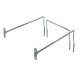 Filing Rails+Stop Rails 450mm Steel Chrome Plt