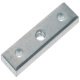 Screw-On Plate M8 60x17mm Galvanised Steel