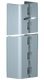 Supp Chnl Sgl Slot 1495mm PC Steel Silver Col