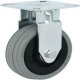 D75mm Castor Fixed without Brake Plastic Galvanised