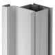 Gola System D Profile Vrt End 2.67m Aluminium Brz