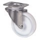 D100mm Castor Swivel without Brake Plastic Steel Steel