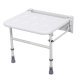Nyma Care/Pro Fld Shwr Seat+Legs Wht