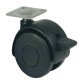 D50mm Twin Castor Swivel without Brake Plastic 38