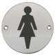 Graphic Sign D76mm-Female SSS/Black