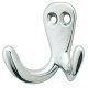 Coat Hook Sgl 1H 12x22x30mm Aluminium Polished