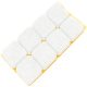 Felt Glide 100x100mm Self Adh White