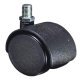 D40mm Twin Castor Swivel without Brake M8 Bk