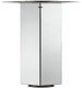 Square Table Leg 60x60x705mm Silver Col 9006
