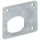 Locking Plate 39.5x35x1mm Steel Galvanised