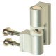 Cubicle Hinge Set Heavy Duty 17-21mm Black