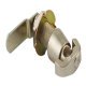 Padlockable Cam Lock-19.5/6.5mm Brt Nickel