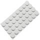 Felt Guide D18mm Self Adh White