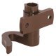 PushButton Esp Lock BS25mm One Plastic Brw