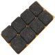 Felt Glide 25x25mm Self Adh Brown