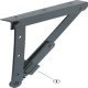 Folding Bracket 25x25x3mm Steel Black