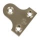Mirror Plate 38x38mm Steel Nickel
