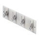 Coat Hook Rail 322x36x42mm 201 Brushed Stainless Steel