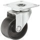 D40mm Castor Swivel without Brake Plastic Galvanised