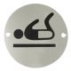 Graphic Sign D76mm-Baby Change SSS/Black