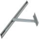 OH Door Holder Inward 90-130D Silver