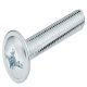 Handle Screw Flat/Combi M4x40mm Steel Glv