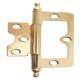 Flush Hinge 76x25mm MD Inset Steel FB