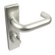 Lvr Hdls/Plt D20x151x44mm WC Aluminium SAA CLR