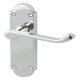 Lvr Scroll Hdls/Plt 167mm Latch Zinc Alloy PC