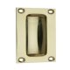 Flush Pull Handle 89x42mm Brass SC