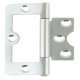 105 Flush Hinge Rad 75x33mm Steel ZP