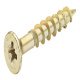 Spax Screw Prt Countersunk PZ2 D5.0x90/60mm Yellow Zinc
