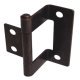 Cranked Flush Hinge 15-16mm 50mm Steel FB