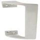 Cranked Pull Handle FF 230mm Fixing Centres Aluminium SAA
