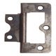 Flush Hinge 60x20mm Inset Steel EB
