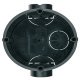 Wall Box Flush Mount D65x63mm Plastic Black