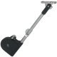 Lid Stay 190mm Steel NP/Plastic Black