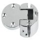 90D Plano Medical Flap Hinge Zinc Alloy/Brs NP