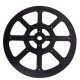 Turntable 360D 100kg D292mm Plastic Black