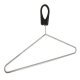 Anti Theft Wire Coat Hanger Steel Chrome