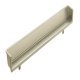 Hide Inset Handle Zinc Alloy Stainless Steel Effect 128mm Fixing Centres