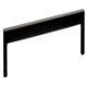 U Pull Handle Zinc Alloy Matte Black 28.5x128mm Fixing Centres