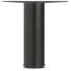 Leg w Adj D60x710mm Plastic Black/Steel Matte Black