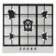 Smeg Cls PX375 Hob Gas 5Z Stainless Steel
