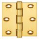 Butt Hinge BB Sqr 76x50mm Brs Copper