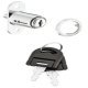 Econo PushButton Cyl Sld Dr Lock D19 KA