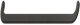 Curly D Pull Handle Zinc Alloy M.Black 320mm Fixing Centres