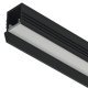 Loox5 1105 Profile 3.0m Aluminium/Plastic Opl/Black